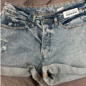 Old Navy High-Rise O.G. Straight Jean Shorts – Size 12 – NWT